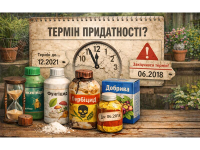 Термін придатності садової хімії