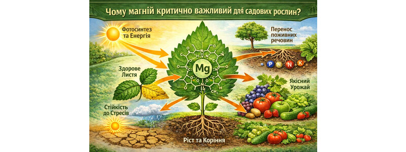 Чому магній критично важливий для садових рослин
