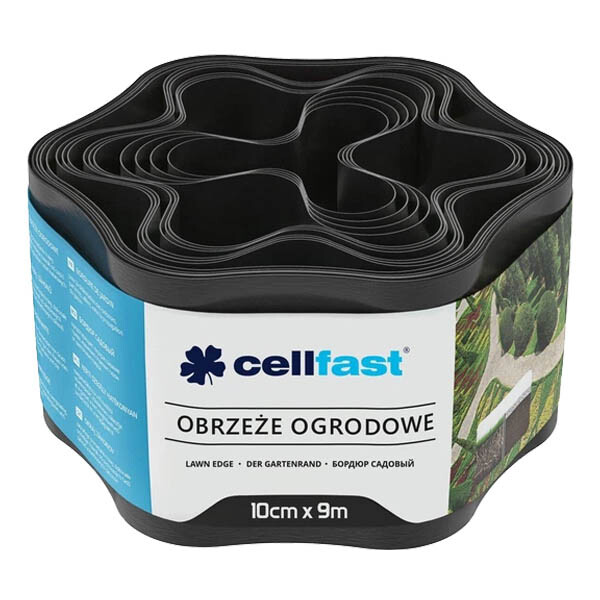 Стрічка газонна Cellfast бордюрна хвиляста 10 см x 9 м 30-031H