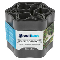 Стрічка газонна Cellfast бордюрна хвиляста 15 см x 9 м 30-052