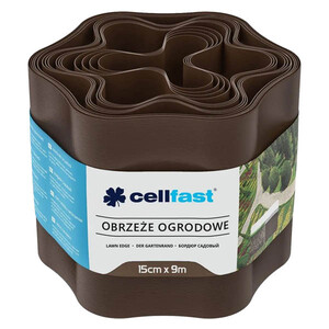 Стрічка газонна Cellfast бордюрна хвиляста 15 см x 9 м 30-012H
